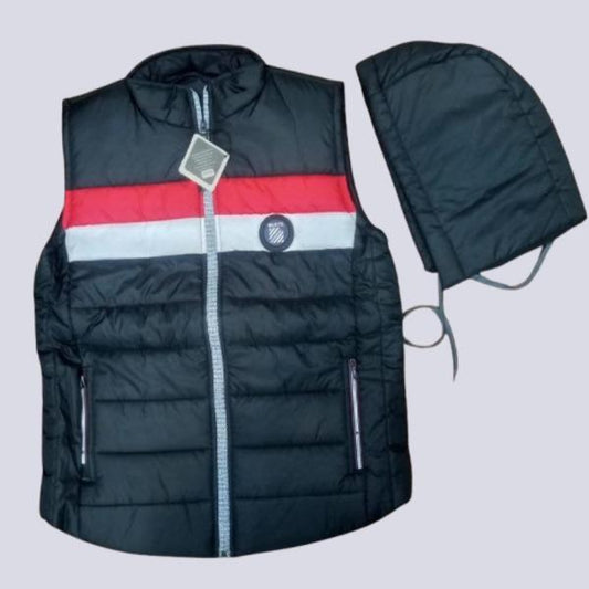Men's Parachute Hooded Jacket with Cap - 2 Pcs Set